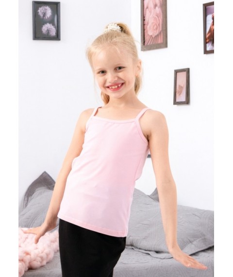 Tank top for girls Wear Your Own 128 Pink (6289-036-1-v15)