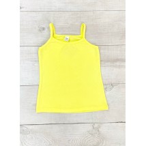 Tank top for girls Wear Your Own 122 Yellow (6289-036-1-v7)