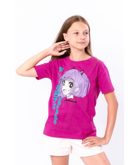 T-shirt for girls (teens) Wear Your Own 170 Pink (6333-001-33-2-v20)