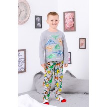 Boys' pajamas Wear Your Own 134 Gray (6347-002-33-4-v16)
