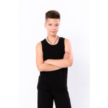 Boy's (teen) wrestling suit Wear Your Own 140 Black (6383-036-v0)