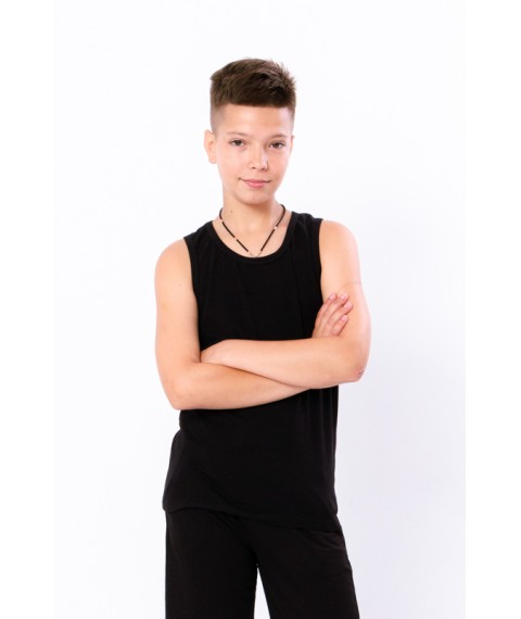 Boy's (teen) wrestling suit Wear Your Own 146 Black (6383-036-v3)