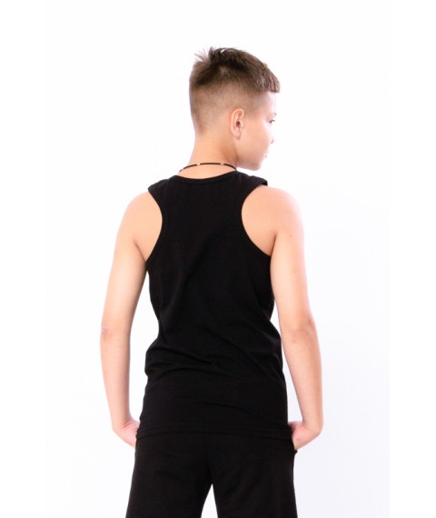 Boy's (teen) wrestling suit Wear Your Own 140 Black (6383-036-v0)