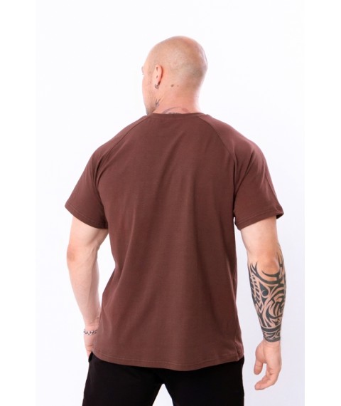 Men's Raglan T-shirt Wear Your Own 60 Brown (8011-036-v28)
