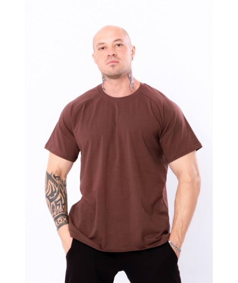 Men's Raglan T-shirt Wear Your Own 60 Brown (8011-036-v28)