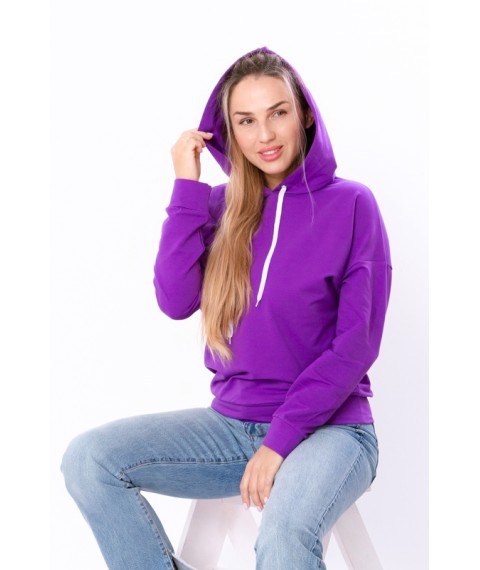 Women's Hoodie Wear Your Own 52 Purple (8155-057-v12)
