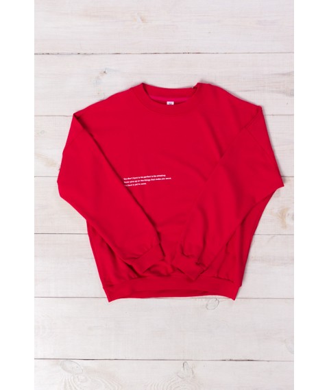 Women's sweatshirt Wear Your Own 52 Red (8175-057-33-v8)