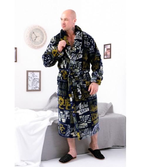 Men's bathrobe Wear Your Own 52/54 Blue (8619-035-v13)