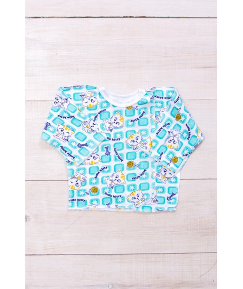 Baby shirt Wear Your Own 22 Blue (9686-002-v3)