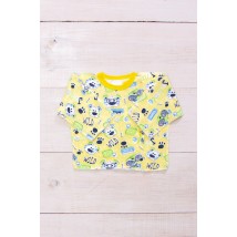 Nursery shirt for a boy Wear Your Own 22 Yellow (9686-024-4-v16)
