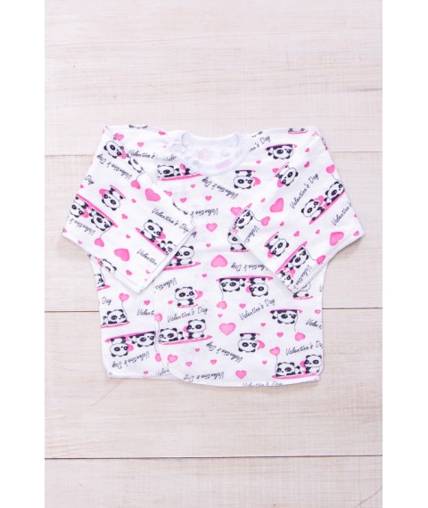 Nursery shirt for a girl Nosy Svoe 22 White (9686-024-5-v2)