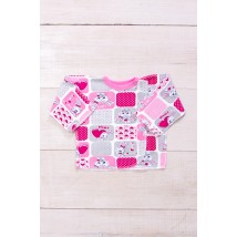 Сорочечка ясельна для дівчинки Носи Своє 22 Рожевий (9686-024-5-v4)