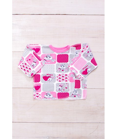 Сорочечка ясельна для дівчинки Носи Своє 22 Рожевий (9686-024-5-v4)