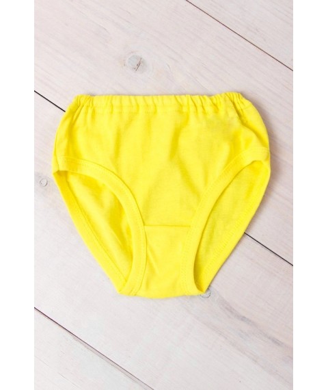 Underpants for girls Wear Your Own 26 Yellow (272-001-v24)