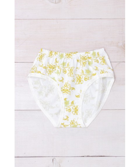 Underpants for girls Wear Your Own 36 Yellow (272-043-v10)