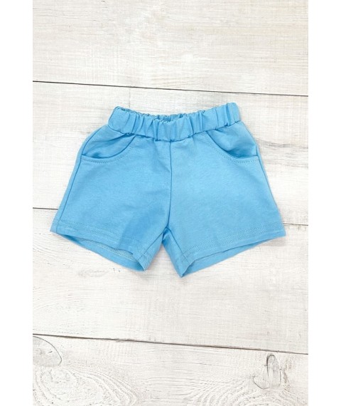 Shorts for girls Wear Your Own 104 Blue (6033-057-1-v22)