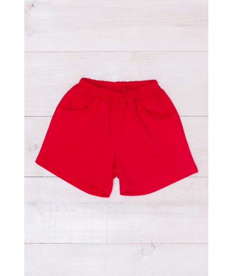 Shorts for girls Wear Your Own 158 Red (6033-057-1-v244)