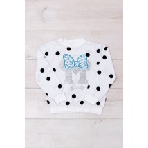 Jumper for girls Wear Your Own 122 White (6069-023-33-5-v29)