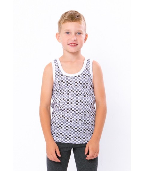 T-shirt for a boy Wear Your Own 98 Gray (6072-002-4-v36)