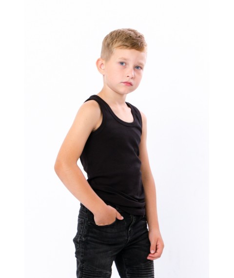 T-shirt for a boy Wear Your Own 110 Black (6072-008-v53)