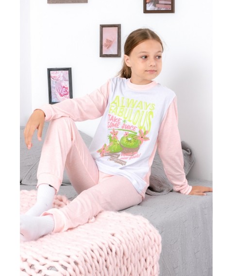 Pajamas for girls (teens) Wear Your Own 134 Pink (6076-001-33-5-1-v2)