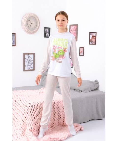 Pajamas for girls (teens) Wear Your Own 134 Brown (6076-001-33-5-1-v3)