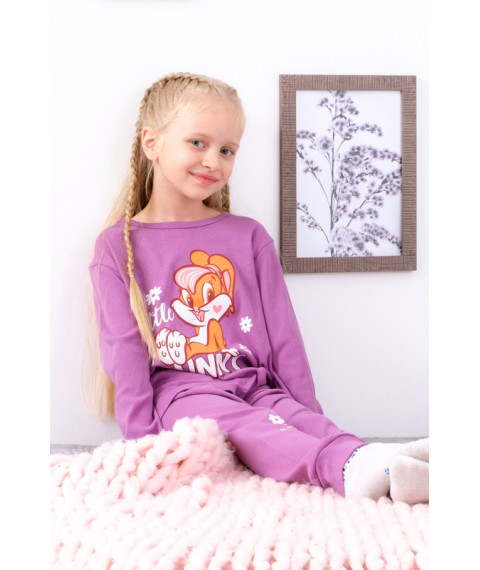 Pajamas for girls Wear Your Own 110 Violet (6076-008-33-5-v11)