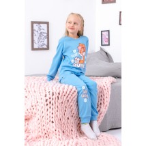 Pajamas for girls Wear Your Own 110 Blue (6076-008-33-5-v9)