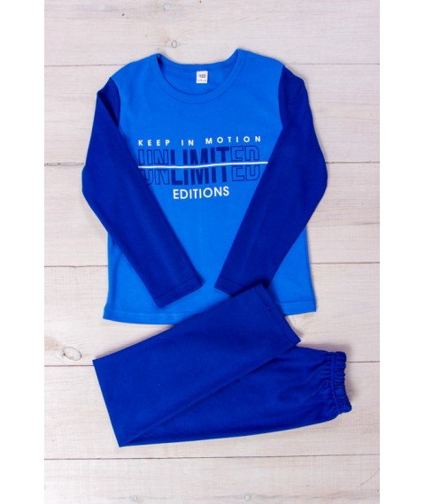 Boys' pajamas Bring Your Own 110 Blue (6076-015-33-4-v0)