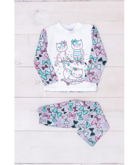 Pajamas for girls Wear Your Own 92 Gray (6076-024-33-5-v68)