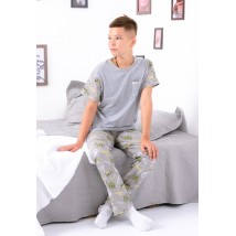 Pajamas for boys (teens) Wear Your Own 140 Gray (6076-043-1-v0)