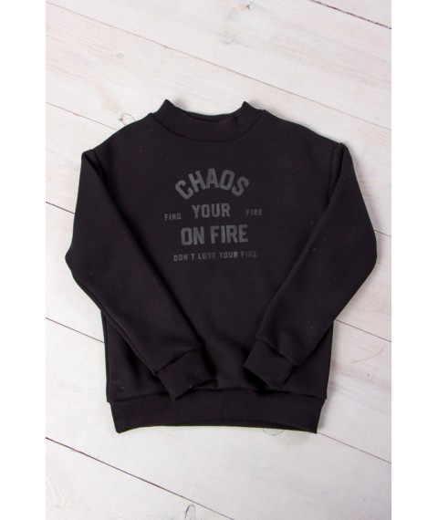Sweatshirt for a boy (teen) Wear Your Own 170 Black (6235-025-33-v3)