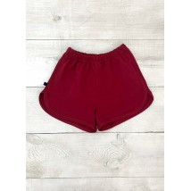 Shorts for girls Wear Your Own 152 Burgundy (6242-057-v79)