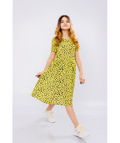 Dress for a girl (teenager) Wear Your Own 146 Yellow (6257-002-v2)