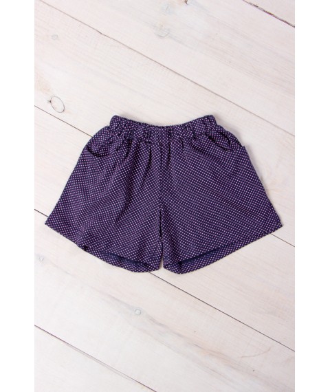 Shorts for girls Wear Your Own 122 Blue (6262-002-v49)