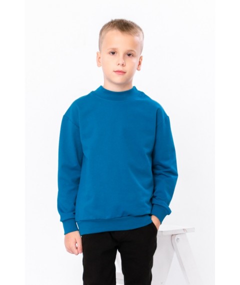 Sweatshirt for a boy Wear Your Own 128 Turquoise (6344-057-4-v9)