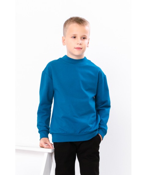 Sweatshirt for a boy Wear Your Own 140 Turquoise (6344-057-4-v11)