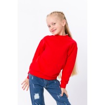 Sweatshirt for girls Wear Your Own 110 Red (6344-057-5-v0)