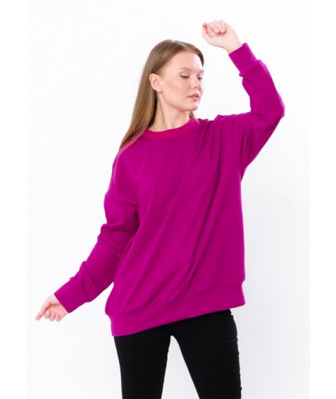 Women's sweatshirt Wear Your Own 54 Pink (8355-057-v19)