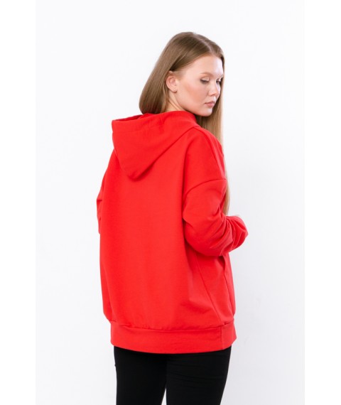 Hoodie for women Wear Your Own 54 Red (8360-057-v10)