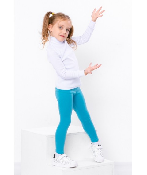 Leggings for girls on fur Nosy Svoe 110 Turquoise (6000-085-v16)