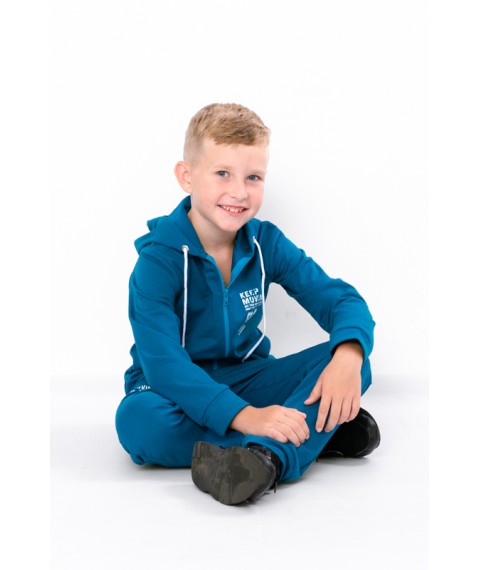 Suit for a boy Wear Your Own 134 Blue (6018-057-33-4-v11)