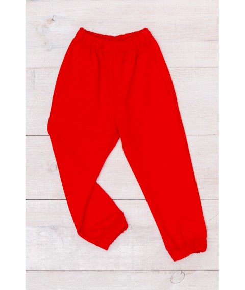 Pants for girls Wear Your Own 104 Red (6060-057-5-v15)
