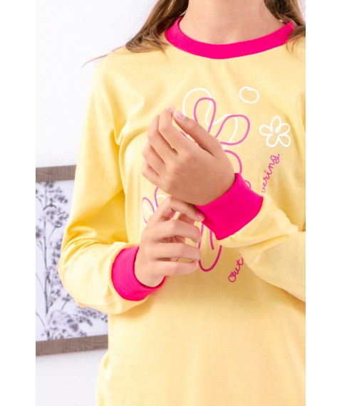 Pajamas for girls (teens) Wear Your Own 134 Yellow (6076-001-33-2-1-v2)