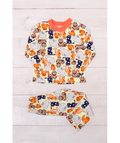 Pajamas for girls Wear Your Own 92 Orange (6076-002-5-v67)