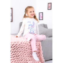 Pajamas for girls Wear Your Own 134 White (6076-023-33-5-v4)
