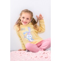 Pajamas for girls Wear Your Own 134 Yellow (6076-023-33-5-v5)