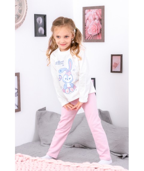 Pajamas for girls Wear Your Own 128 White (6076-023-33-5-v8)