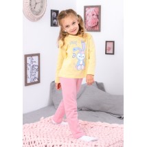 Pajamas for girls Wear Your Own 134 Yellow (6076-023-33-5-v5)