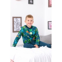 Піжама для хлопчика (тепла) Носи Своє 134 Синій (6076-024-4-1-v25)